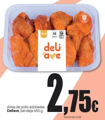 Deliave - Alitas De Pollo Adobadas