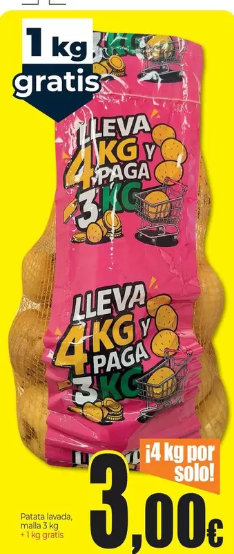 Patata Lavada