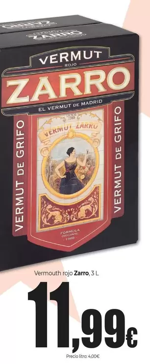 Zarro - Vermouth Rojo