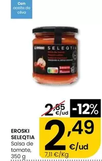 Eroski Seleqtia - Salsa De Tomate