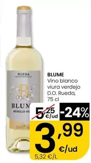 Blume - Vino Blanco Viura Verdejo D.O. Rueda