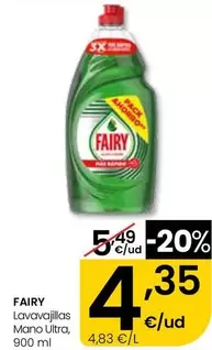 Fairy - Lavavajillas Mano Ultra