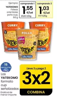 Yatekomo - Fideos Orientales Pollo