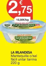 La Irlandesa - Mantequilla C/sal Fácil Untar Tarrina
