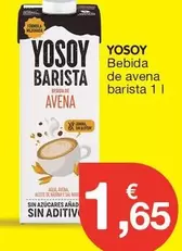 YoSoy - Bebida De Avena Barista