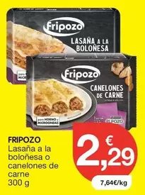 Fripozo - Lasaña A La Boloñesa O Canelones De Carne