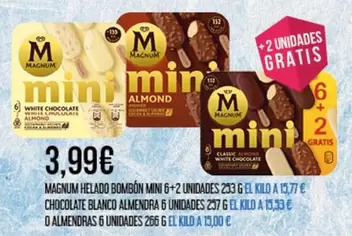 Magnum - Helado Bombón Mini