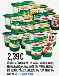 Danone - Bifidus Activia Con Mango