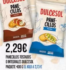 Dulcesol - Panecillos Tostados O Integrales