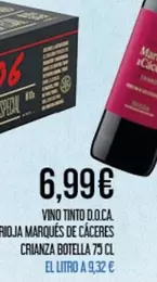 Vino Tinto D.o.ca Rioja Marqués De Caceres Crianza