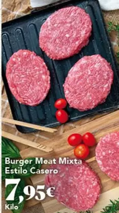 Mixta - Burger Meat  Estilo Casero