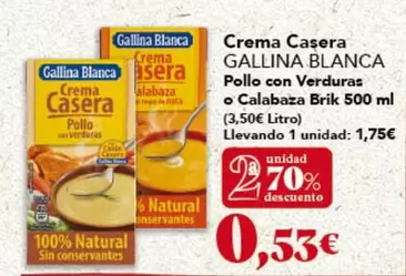 Gallina Blanca - Crema Casera Pollo Con Verduras O Calabaza