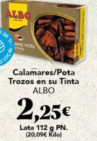 Albo - Calamares/Pota Trozos En Su Tinta