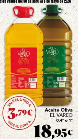 El Vareo - Aceite Oliva