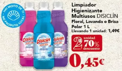 Disiclin - Limpiador Higienizante Multiusos Floral