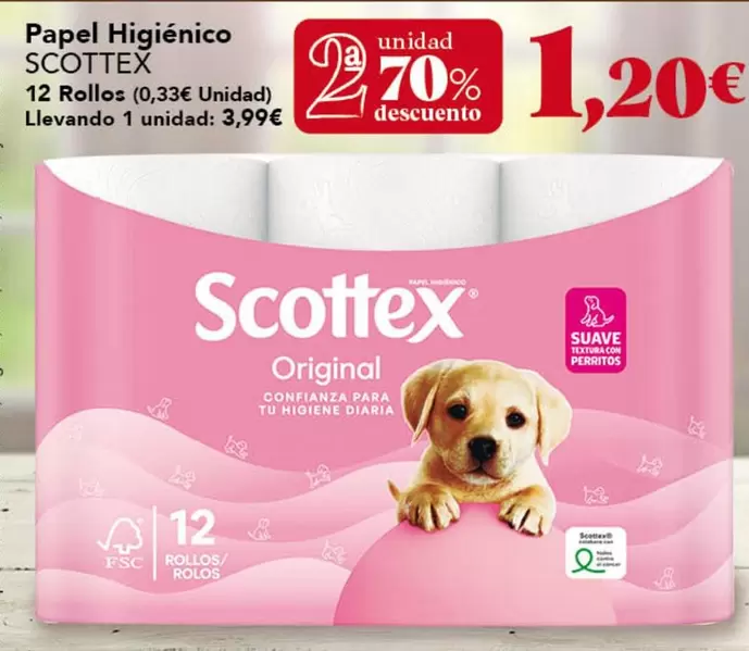 Scottex - Papel Higiénico