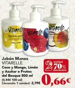 Vitarelle - Jabon Manos Coco Y Mango