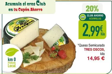 Tres Oscos - Queso Semicurado