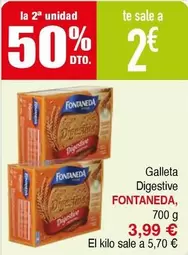 Fontaneda - Galleta Digestive