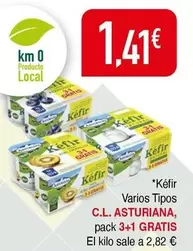 La Asturiana - Kefir Varios Tipos