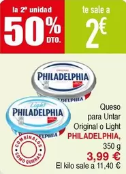 Philadelphia - Queso Para Untar Original O Light