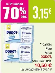 Dodot - Toallitas Pure Aqua