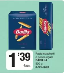 Barilla - Pasta Spaghetti O Penne Rigate