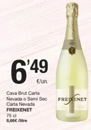 Freixenet - Cava Brut Carta Nevada O Semi Sec Carta Nevada