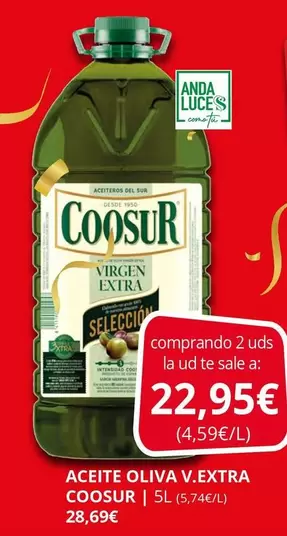 Coosur - Aceite Oliva V. Extra