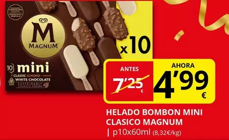Magnum - Helado Bombon Mini Clasico