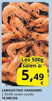 Langostino Vannamei