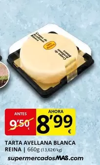 Postres Reina - Tarta Avellana Blanca