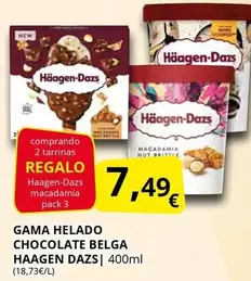 Häagen-Dazs - Gama Helado Chocolate Belga