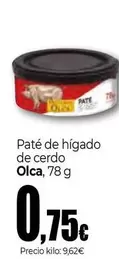 Olca - Pate De Higado De Cerdo