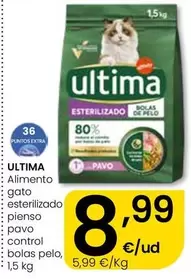Última - Alimento Gato Esterilizado 