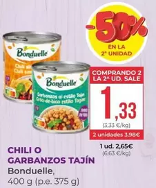 Bonduelle - Chili O Garbanzos Tajín