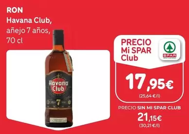 Spar - Havana Club, Añejo 7 Años