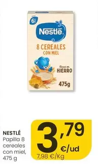 Nestlé - Papilla 8 Cereales Con Miel