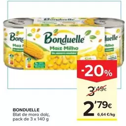 Bonduelle - Blat De Moro Dolc