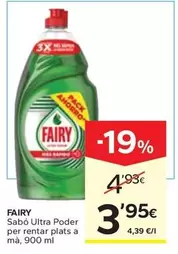 Fairy - Sabó Ultra Poder Per Rentar Plats A Ma