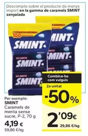 Smint - Caramels De Menta Sense Sucre