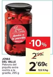 Joyas Del Valle - Pebrots Del Piquillo Extra Rostilla A La Graella