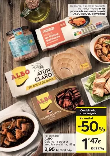 Albo - Calamar A Trossos Amb La Seva Tinta