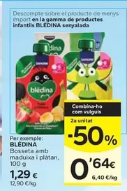 Bledina - Bosseta Amb Maduixa I Plàtan