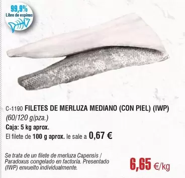 Abordo - Filetes De Merluza Mediano (Con Piel) (IWP)