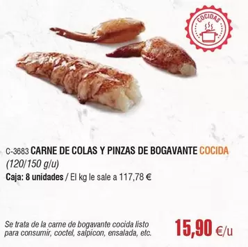 Abordo - Carne De Colas Y Pinzas De Bogavante Cocida