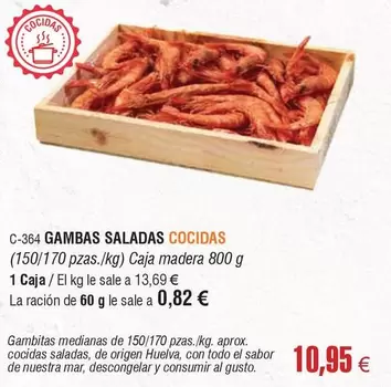 origen - Gambas Saladas Cocidas