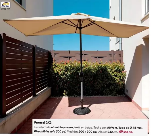 Parasol 2x3