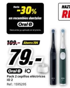 Oral B - Pack 2 Cepillos Electricos