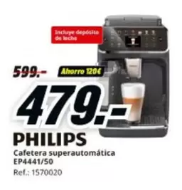 Philips - Cafetera Superautomática Ep444/50